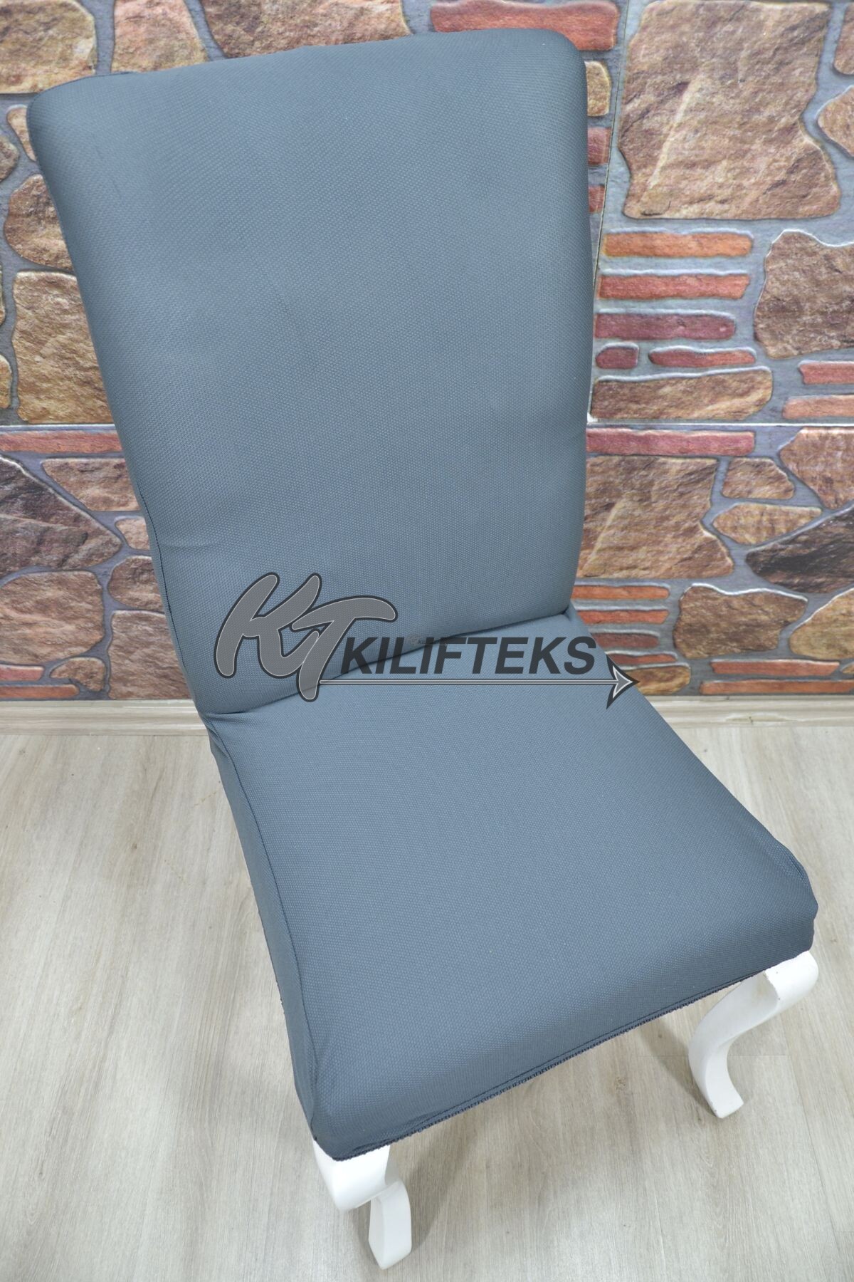 Battal Sandalye Kılıfı Lakos Kumaş, Antrasit