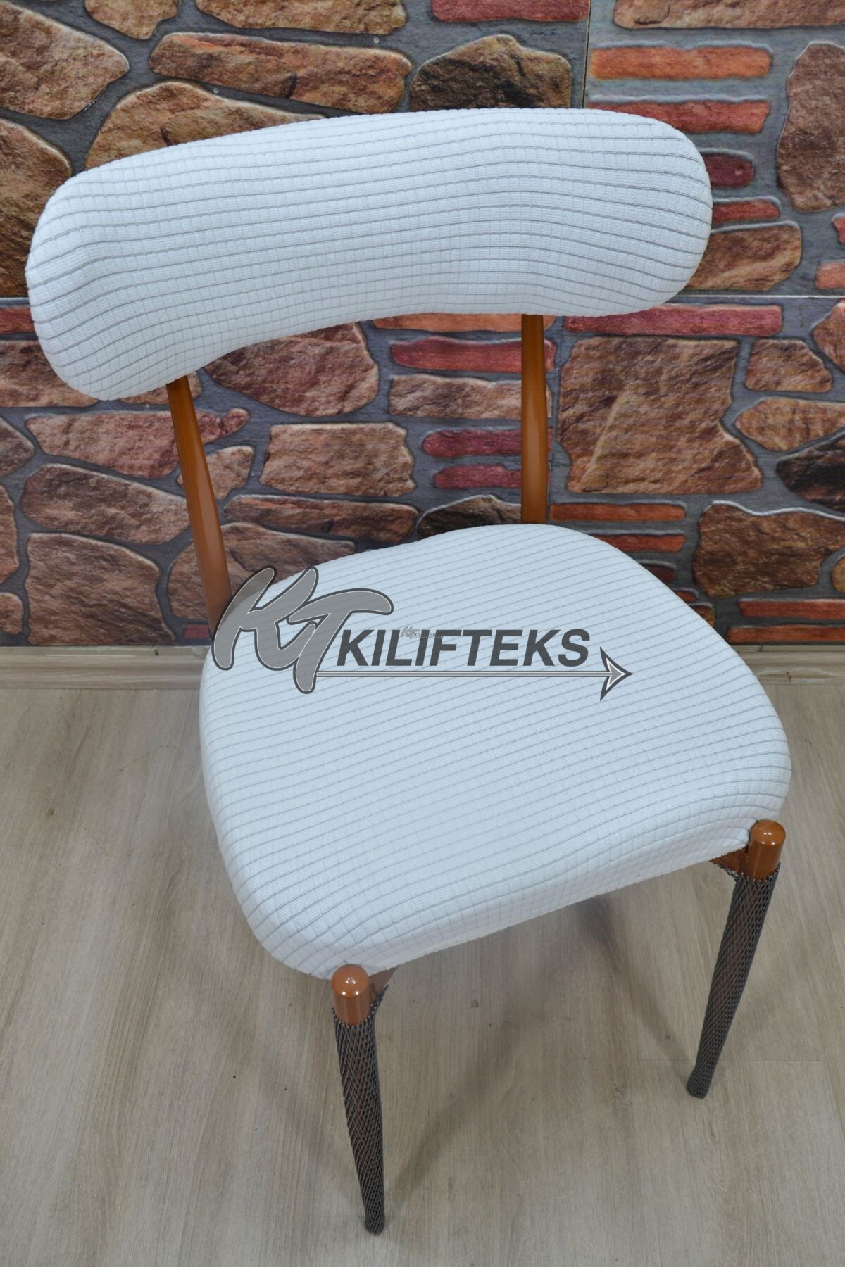 Teddy Sandalye Kılıfı Pıtı, Beyaz