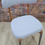 Teddy Sandalye Kılıfı Pıtı, Açık.Gri