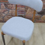 Teddy Sandalye Kılıfı Pıtı, Açık.Gri