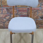 Teddy Sandalye Kılıfı Pıtı, Açık.Gri