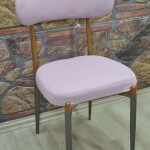 Teddy Sandalye Kılıfı Lakos Kumaş, Pembe renk