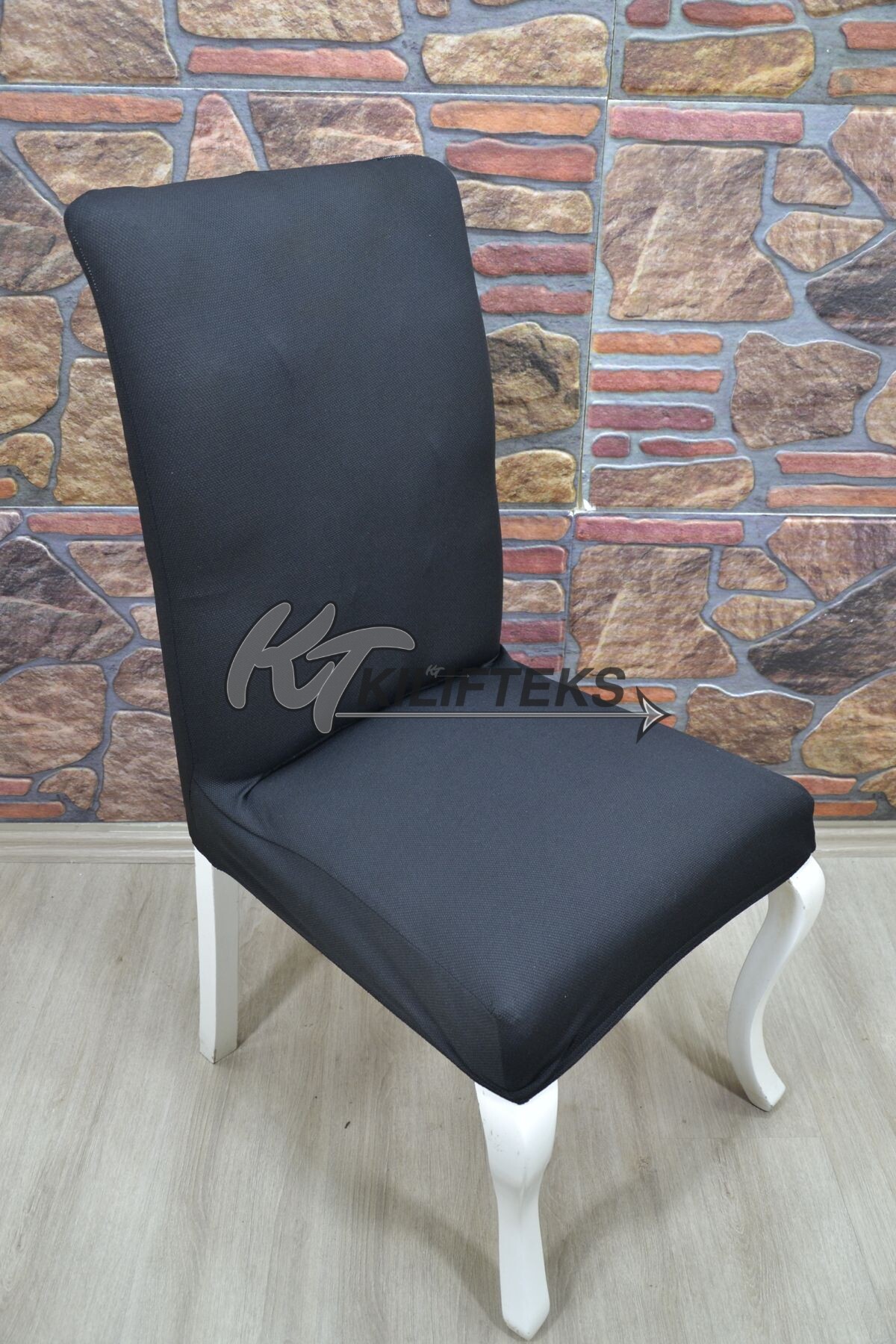 Battal Sandalye Kılıfı Lakos Kumaş, Siyah