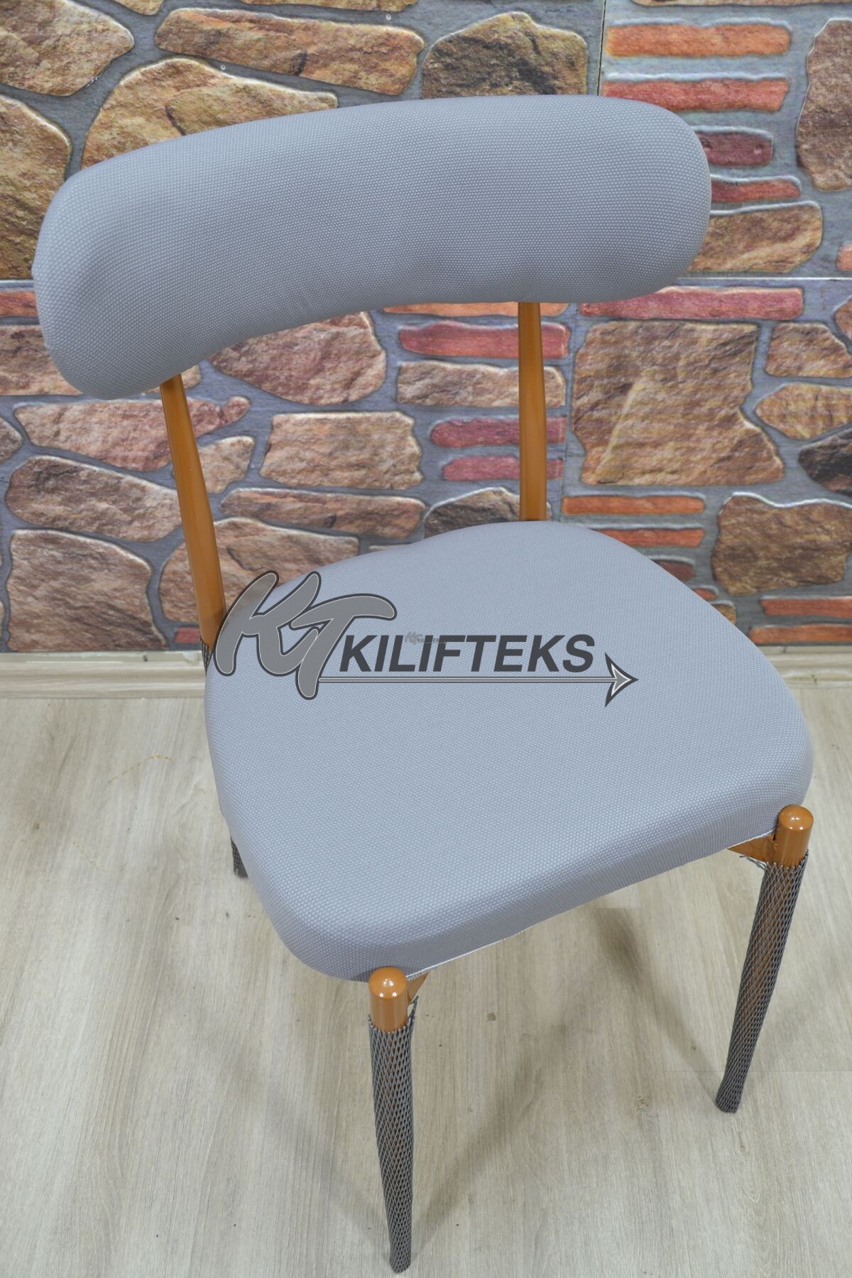 Teddy Sandalye Kılıfı Lakos Kumaş, Gri