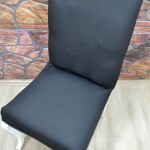 Battal Sandalye Kılıfı Lakos Kumaş, Siyah