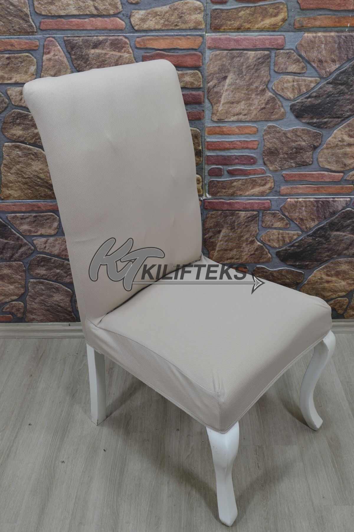 Battal Sandalye Kılıfı Lakos Kumaş, Kakao