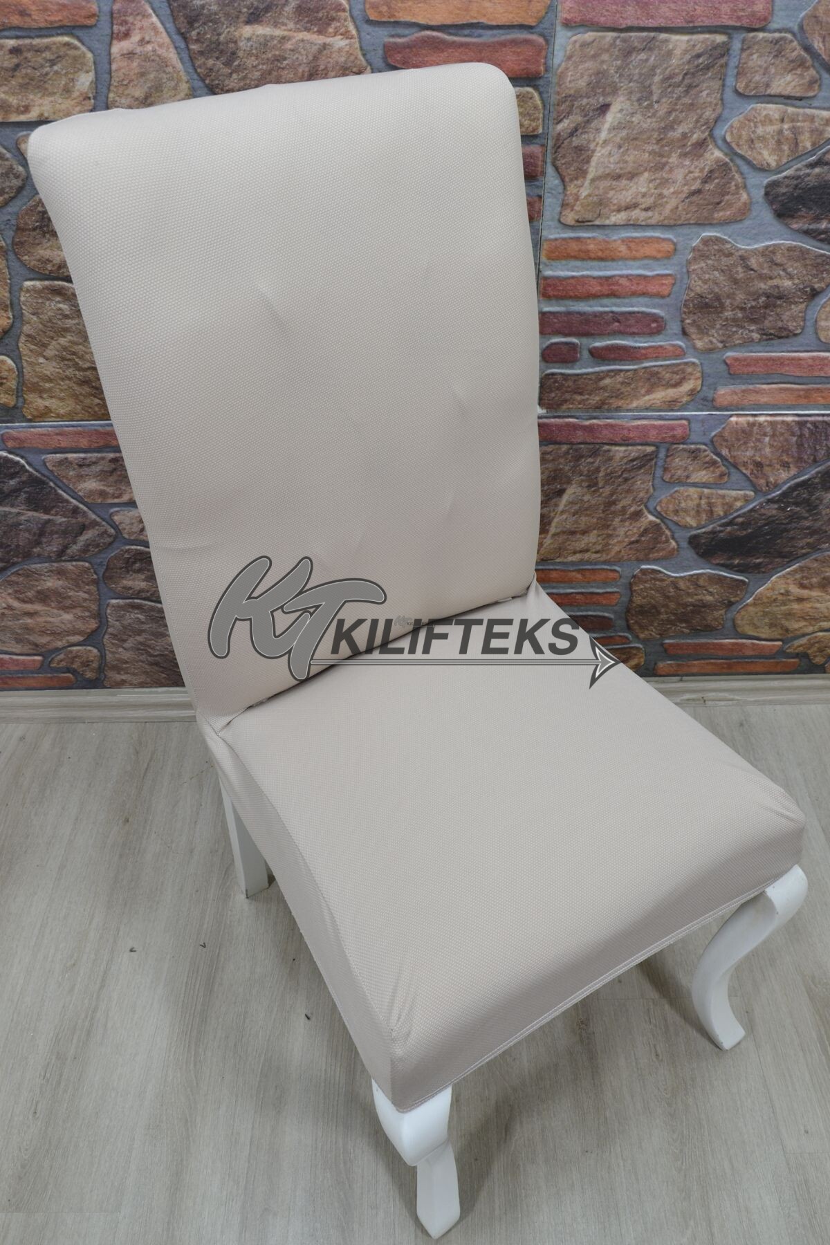 Battal Sandalye Kılıfı Lakos Kumaş, Kakao
