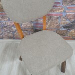 Elma Sandalye Kılıfı Coco Kumaş, A.kahve