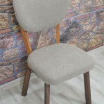 Elma Sandalye Kılıfı Coco Kumaş, A.kahve