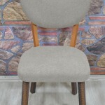 Elma Sandalye Kılıfı Coco Kumaş, A.kahve