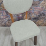 Elma Sandalye Kılıfı Coco Kumaş, Bej