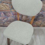 Elma Sandalye Kılıfı Coco Kumaş, Bej