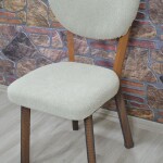 Elma Sandalye Kılıfı Coco Kumaş, Bej