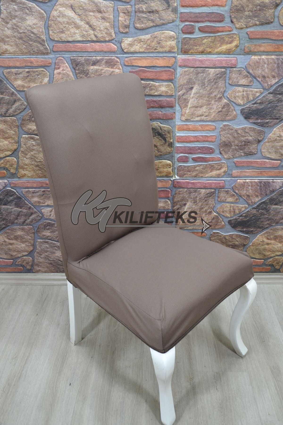 Battal Sandalye Kılıfı Lakos Kumaş, A.Kahve