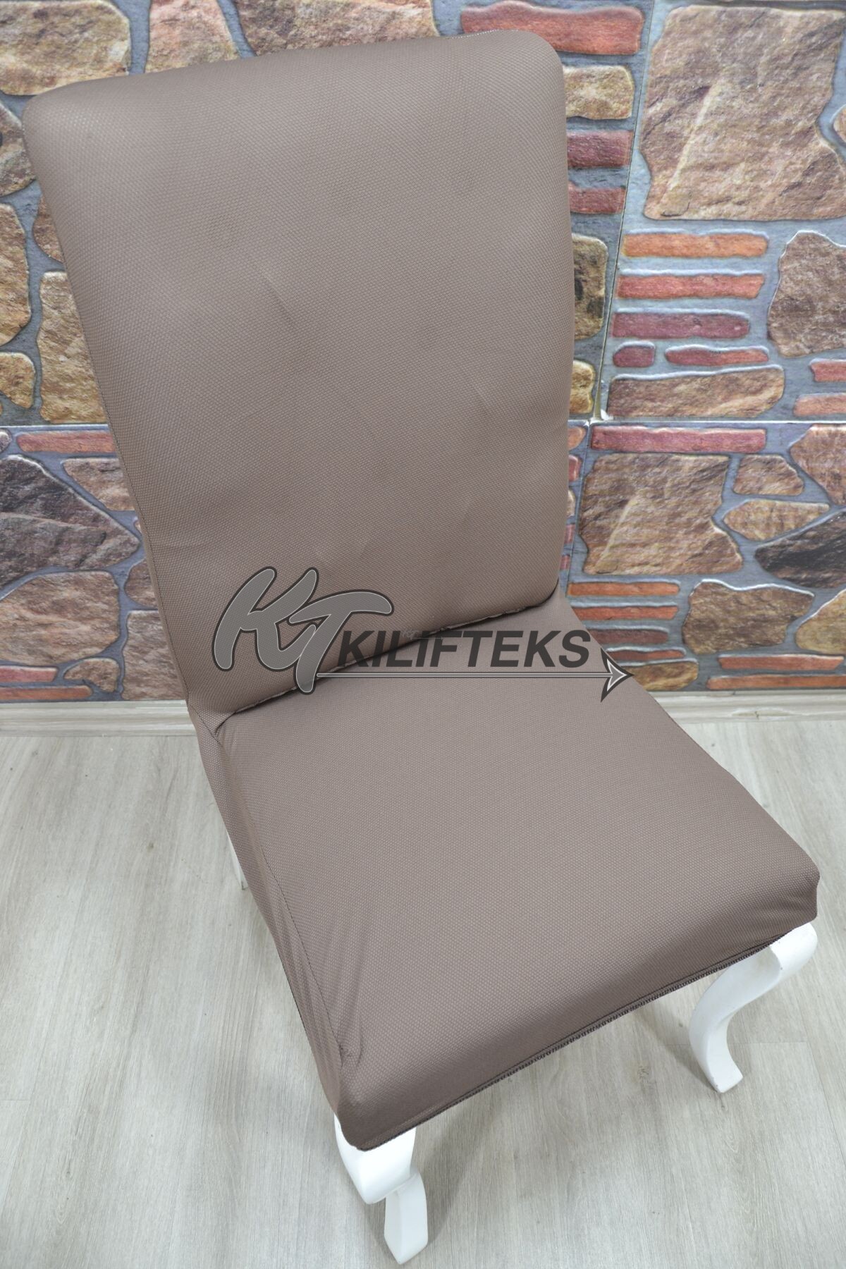 Battal Sandalye Kılıfı Lakos Kumaş, A.Kahve