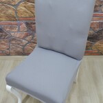 Battal Sandalye Kılıfı Lakos Kumaş, Gri