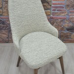 KILIFTEKS Kollu Sandalye Kılıfı Jakar, S.Kahve