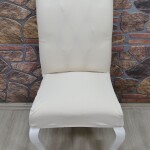 Battal Sandalye Kılıfı Lakos Kumaş, Krem
