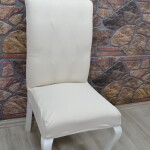 Battal Sandalye Kılıfı Lakos Kumaş, Krem